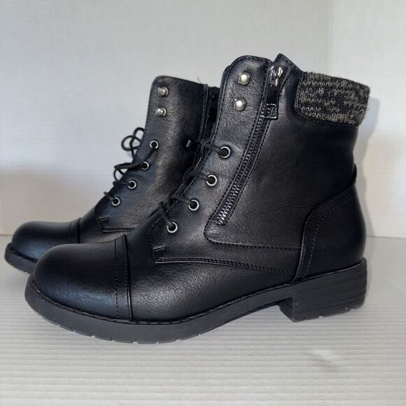 Dream Paris Boots Size US9 Black New - Picture 2 of 11